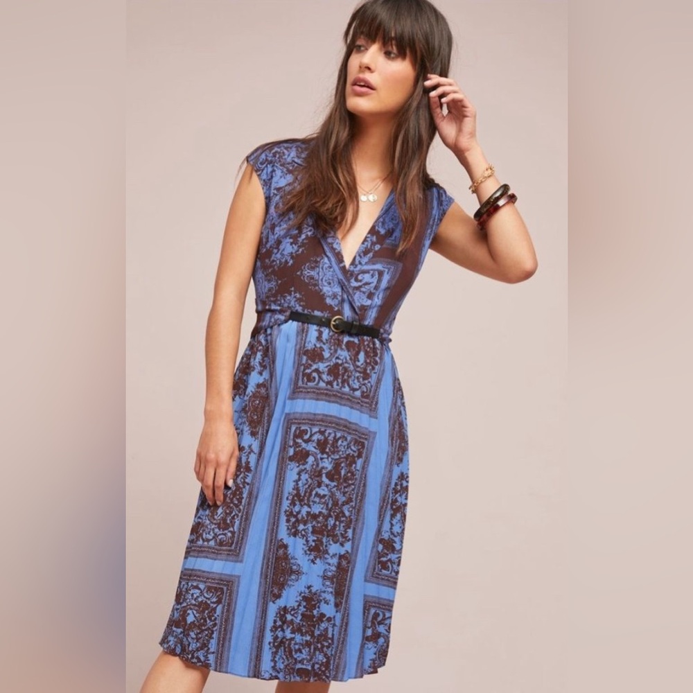 Anthropologies Moulinette Souers Juliessa Belted Shirtdress NWT Size 10